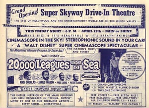 Grand-opening flyer from April 29, 1955.