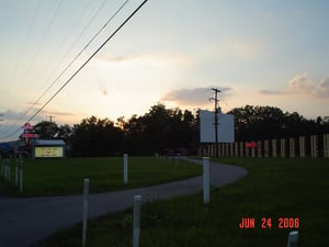 entrance, marquee, and screen