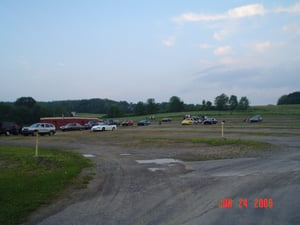 a look at the field from the exit