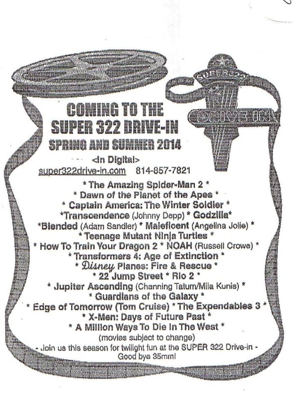 SUPER 322 spring and summer 2014  preview  newspaper ad.