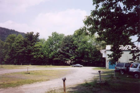 what looks to be the back of the lot