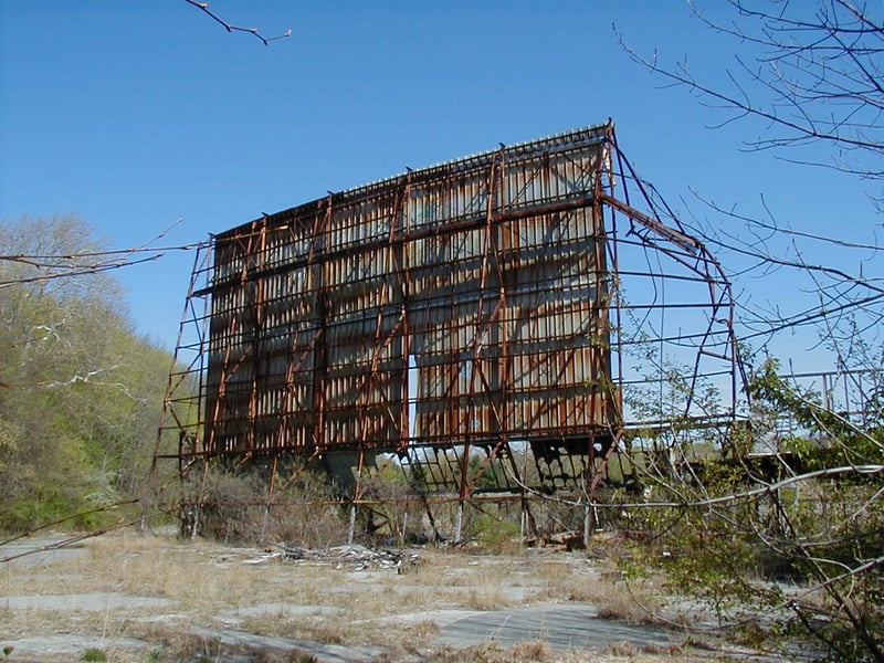 Screen from the rear.