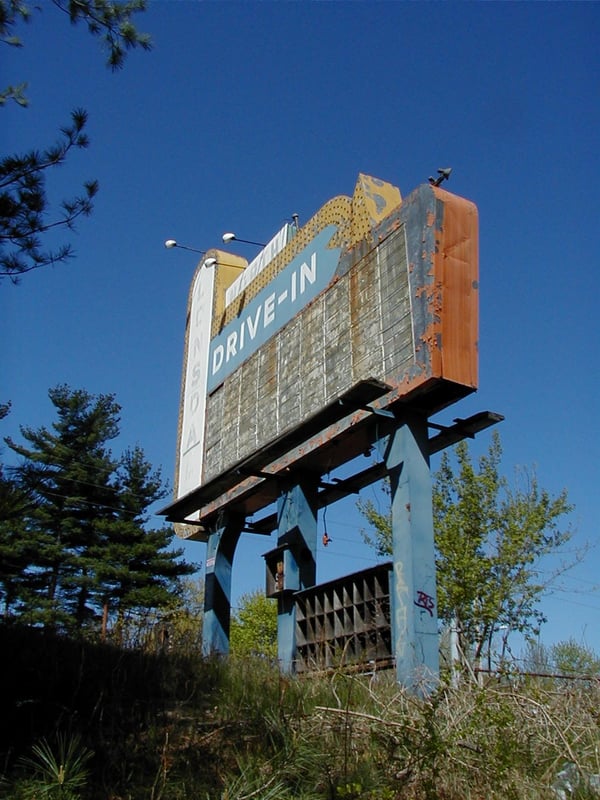 Marquee at the Lonsdale Avenue entrance.