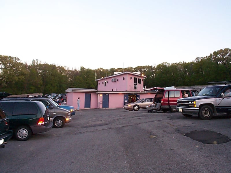 side view of the snack bar/projection booth