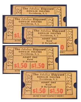 Admission tickets