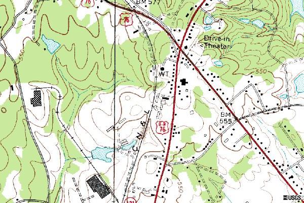 usgs topo map from 7/68