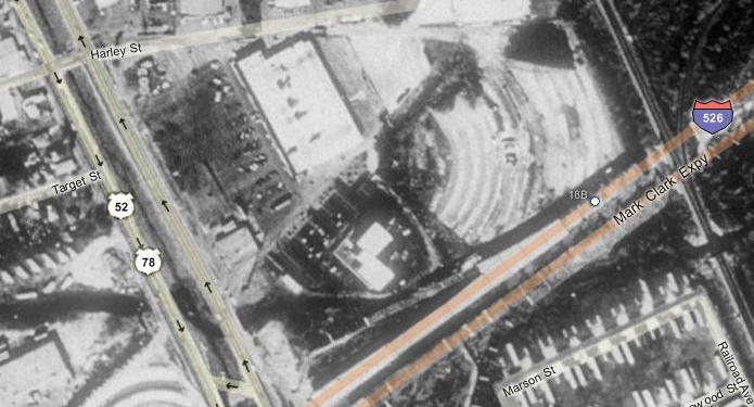 The Gateway Drive-In was once located at the 5200 North Rivers Avenue block on the east side of North Rivers and the Mark Clark Freeway. The Port Drive-In was just south of the Gateway.