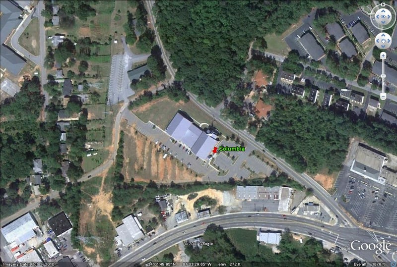 2010 aerial view-now Central Baptist Church