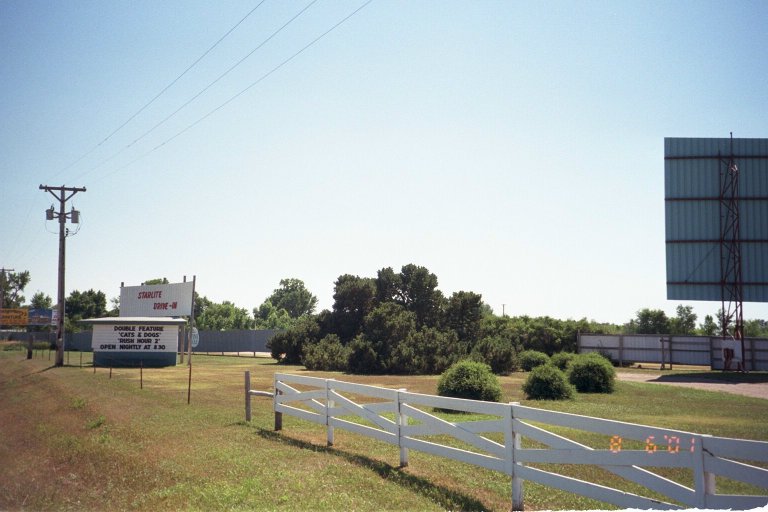 Marquee and edge of screen
