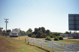 Marquee and edge of screen