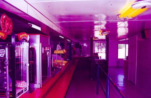 inside the snack bar