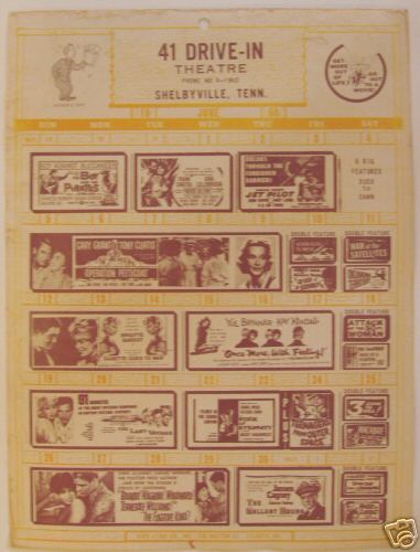 Calendar of features