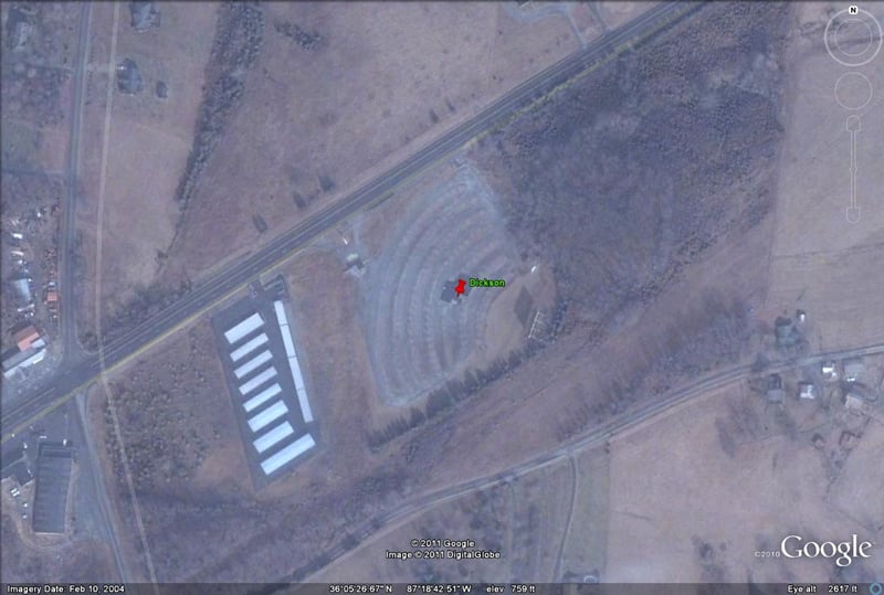 Google Earth image of site