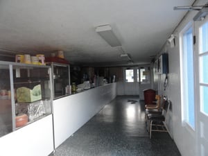 inside the concession stand