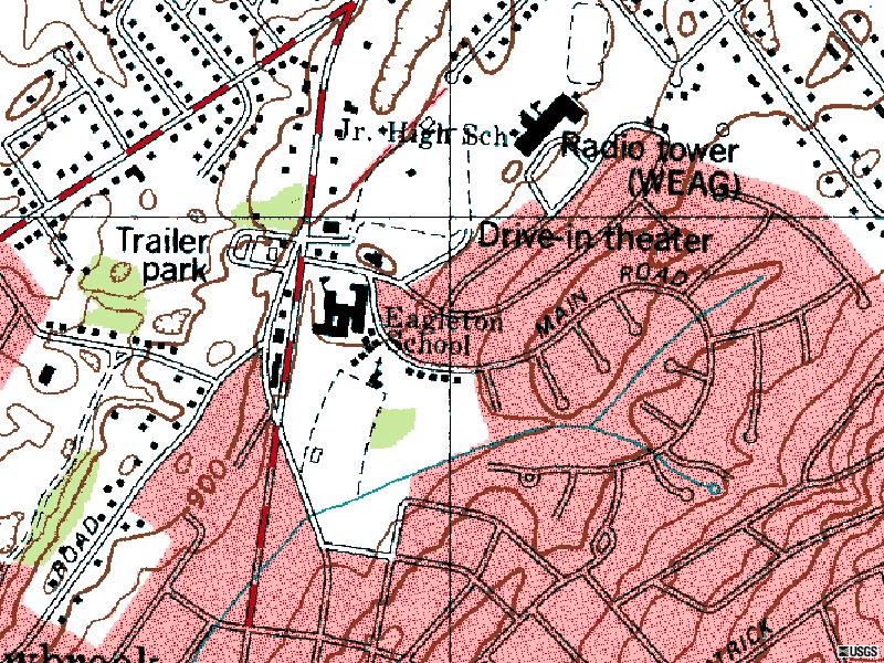 TerraServer map of former site-off of Hwy 33 at Druid Hill Drive