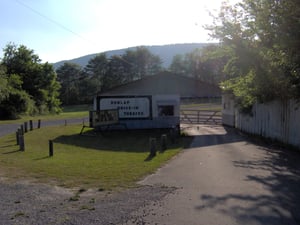 the ticket booth.