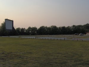 the screen and the field