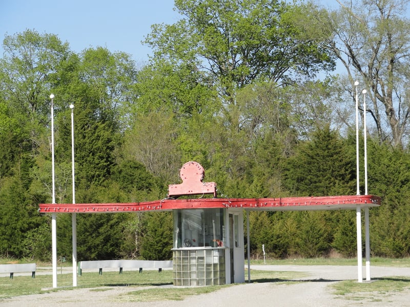 Entrance and ticket booth