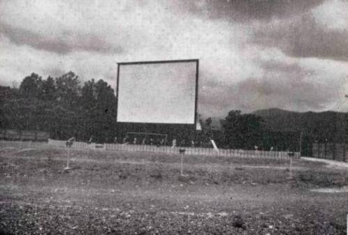 "The Holiday Drive-In, Erwin Tenn., is acclaimed as one of the finest small town theatres in the country. It features the best in projection & sound equipment and a fully equipped play area."