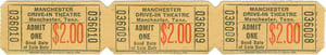 Manchester Drive In special admission ticket for the bigger features