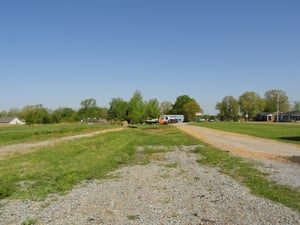 part of the entrance road and lot-projectionconcession building is now gone