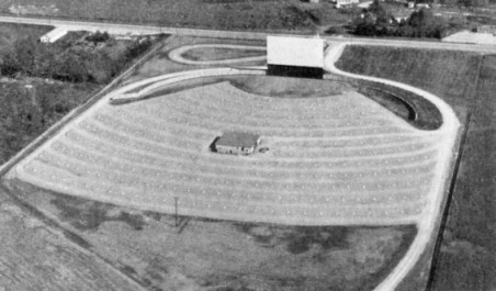 An aerial view of the Space Age.