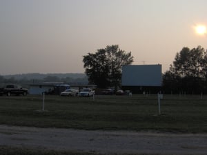 concession stand and the screen