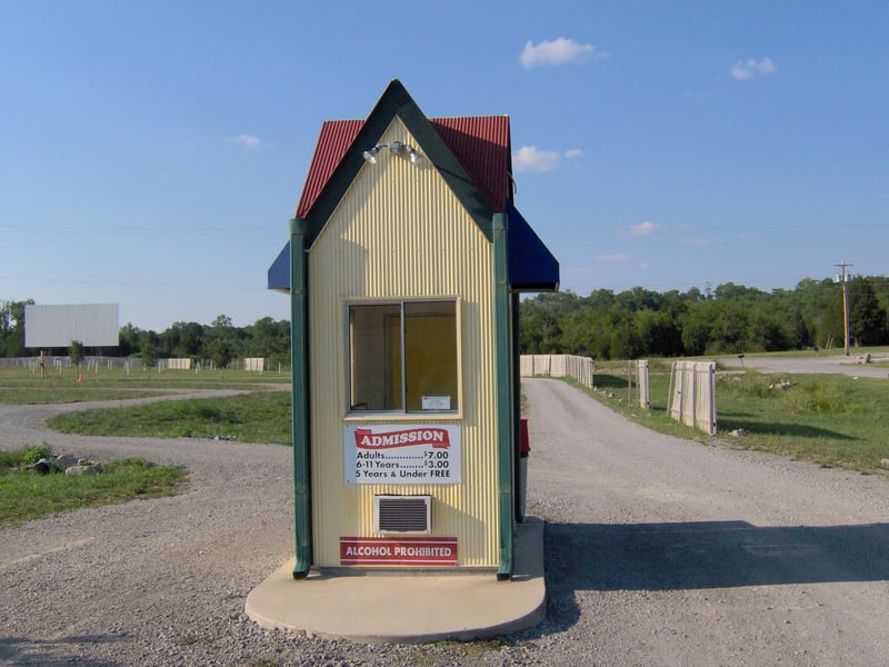 the ticket booth