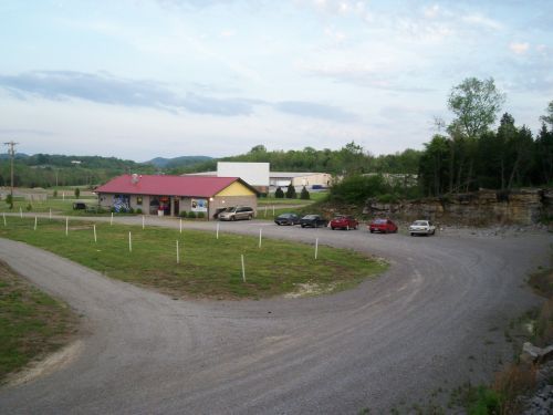 Snack bar with field 2 in background