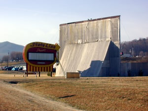 marquee, screen tower