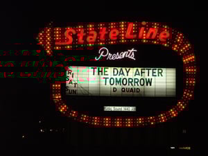 The Stateline Marquee At Night