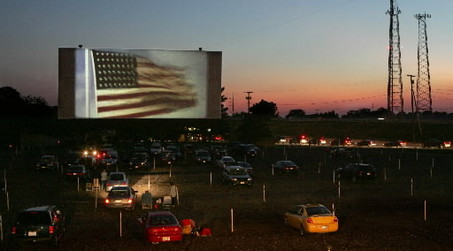This what a Drive-In Theater looks like.