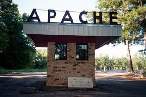 The ticket booth