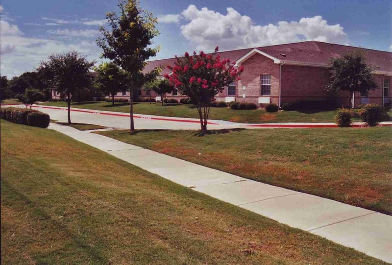 The retirement community which is on the site today