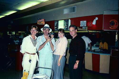 Inside the concession stand