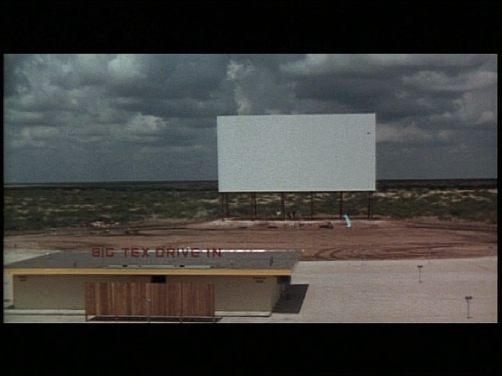 This is a picture of the Big Tex Drive-in as it appeared in the 1969 film Midnight Cowboy. In fact, the drive-in is the first image you see in the movie. I believe the theatre was located on the eastern edge of Big Spring, on the north side of I-20.