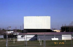 screen as seen from adjoining lot