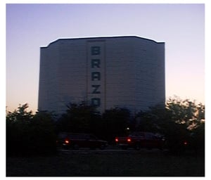 Brazos Drive-In in Granbury, TX...Sundown Saturday night at the Drive-in