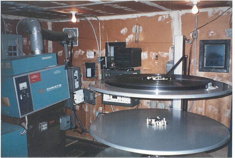 projection booth taken May 1997