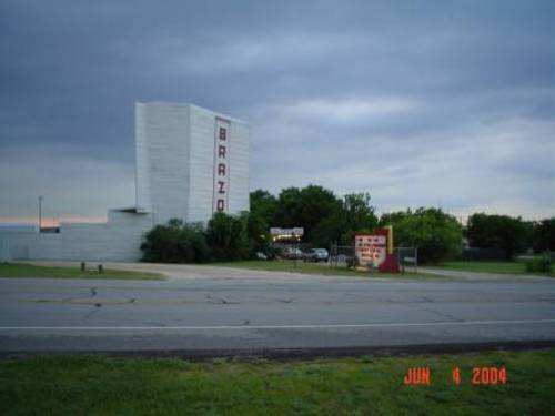 view of the Brazos from across the road