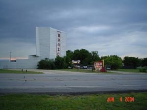 view of the Brazos from across the road