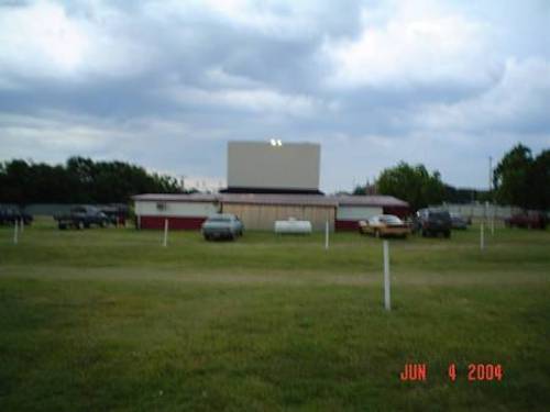 field and screen and the back of the concession building