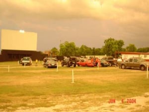 field and screen left