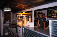 inside the concession stand