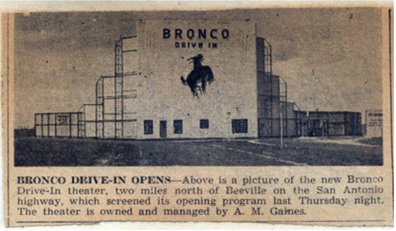 Newspaper article about the Bronco opening