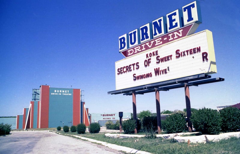 The theater is now a storage facility but the Marquee pretty much looks like it used to except with the name of the storage company's name.