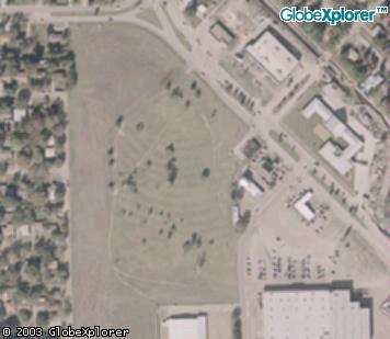 ariel view of vacant lot where Casa View once stood