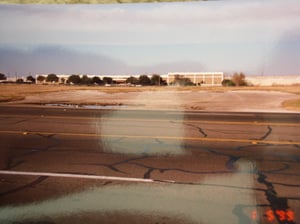 Where the Ticket Booths was once located. Now a big warehouse type building sits on the land.