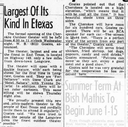 The Longview Daily News; May 26, 1953; Close-up of story on first of two-page spread. Scanned from microfilm at Longview Public Library.