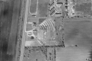 Corral Drive-In Ariel View of old location